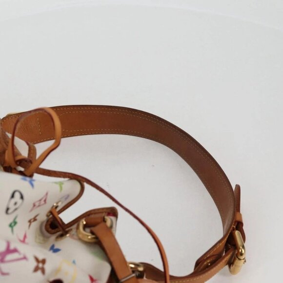LOUIS VUITTON Monogram Multicolor Petit Noe Bag White M42229 LV Auth BA4598 - Picture 9 of 16